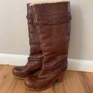 High heel UGG boots